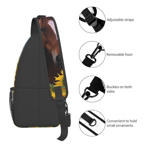 Mochila pequeña tipo bandolera para senderismo unisex miniatura 5