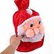 Großer Santa Geschenksack Mit Kordelzug Weihnachtsmann Geschenkbeutel Für Erwachsene Zum Befüllen Mit Überraschungen Und Geschenken Zu Weihnachten