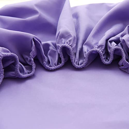 Ntbed 4 Pieces Toddler Bedding Set For Baby Girls, Pink Purple Glitter Printed, Includes Comforter, Flat Sheet, Fitted Sheet And Pillowcase #TOP7