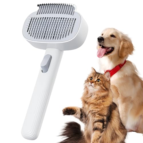 Cat Brush With Release Button, Cat Brushes For Long Haired Cats, ...