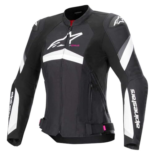 Image of Alpinestars Stella T-GP Plus R v4 Ladies Motorcycle Textile Jacket, black/white, L