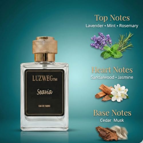 Image of Seavia 50 ml Luxury Perfume (Fresh & Aquatic) | Long Lasting Aquatic Unisex EDP | Premium Fresh Fragrance for Men & Women | Strong Everyday Signature Scent | Ideal Gift Option