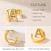 Gold Initial A Rings for Women, GoldChic Jewelry Letter Adjustable Ring Womens Statement Rings for Party, Women’s Alphabet Ring Name Jewelry