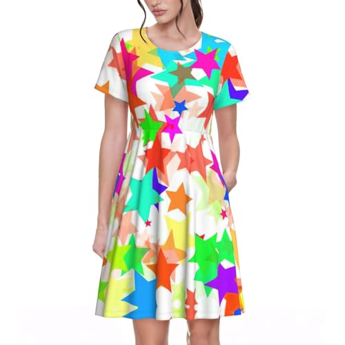 Robe d'été décontractée à poches finis les vêtements serrés