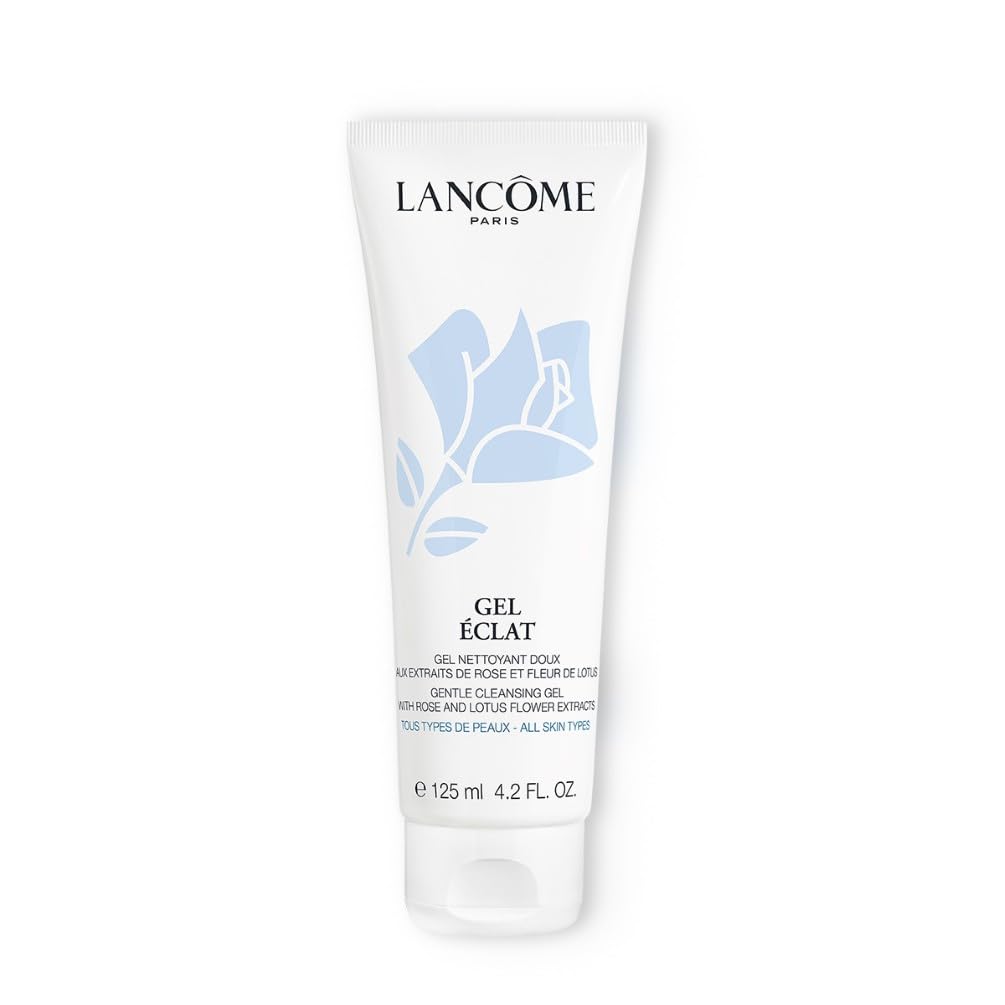 Gel Eclat Foaming Cleanser, Clarifying & Hydrating Face Wash for All Skin Types, Gently Removes Impurities & Makeup, Non-Drying, Wash Away Impurities for a Luminous Complexion, 125ml