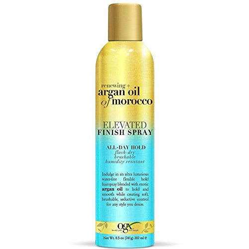 OGX Argan Oil of Morocco Elevated Finish Spray, 8.5 Ounce (Pack of 2)