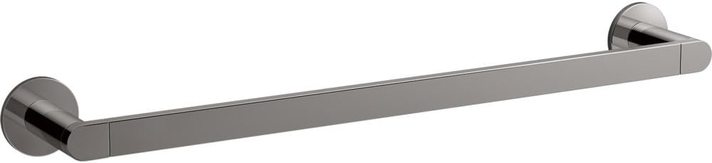 Kohler K-73141-TT Composed 18-Inch Bathroom Towel bar, Titanium Vibrant Titanium