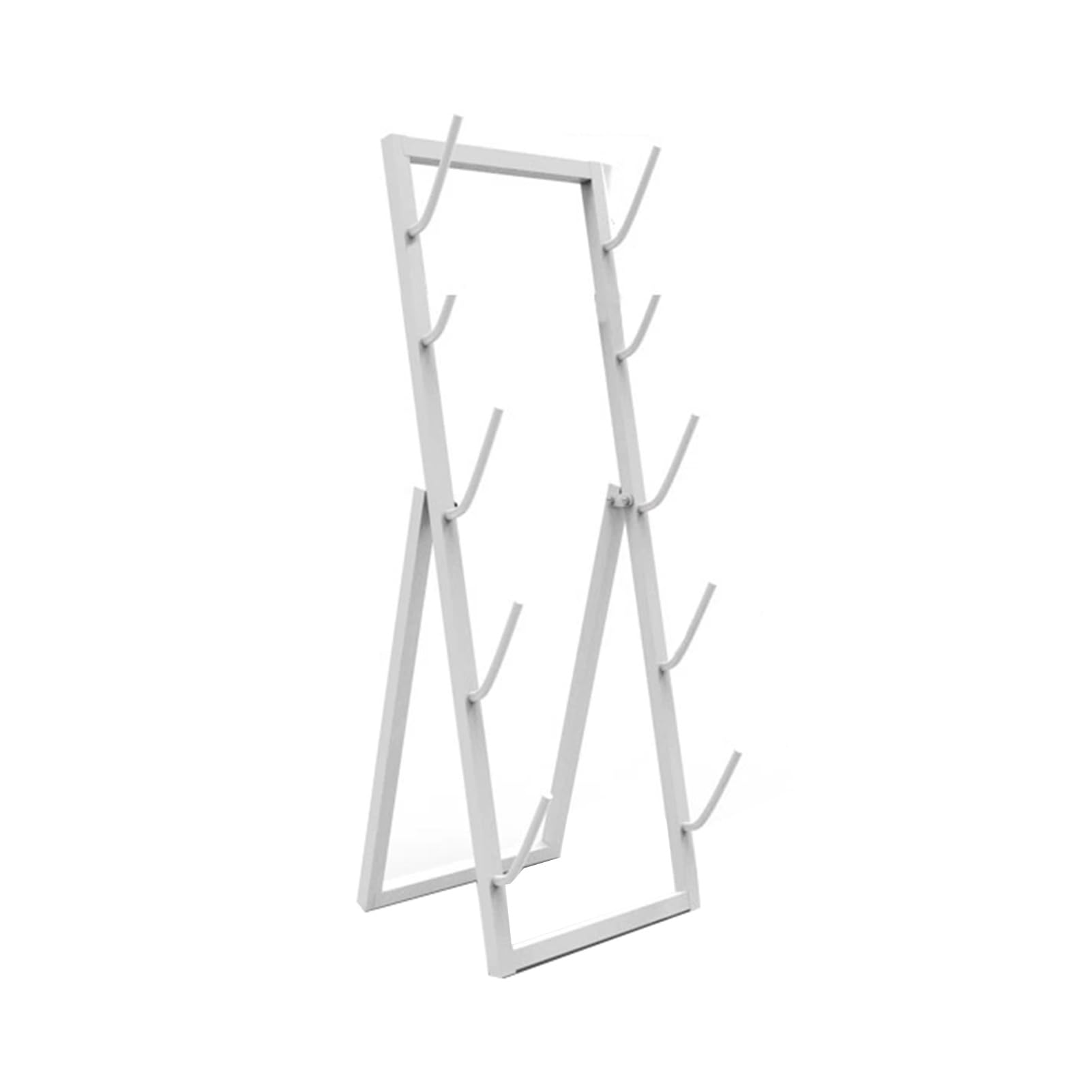 Aycdl White Skateboard Rack Floor Stand,Rack Skateboard Organizer Storage Racks Holds,For Garages Clubs And Skate Shops,-5-Layer