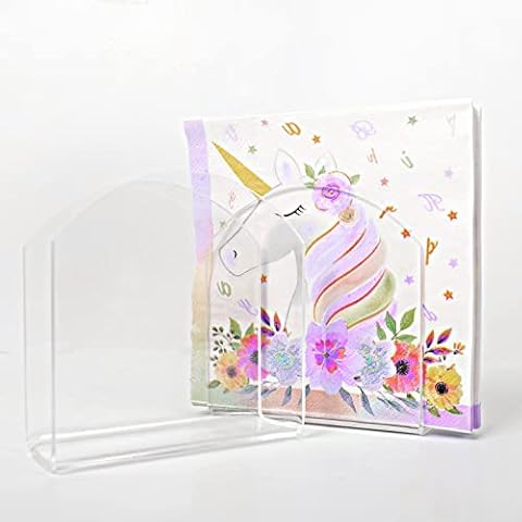 2 Pack Clear Acrylic Napkin Holders Cover