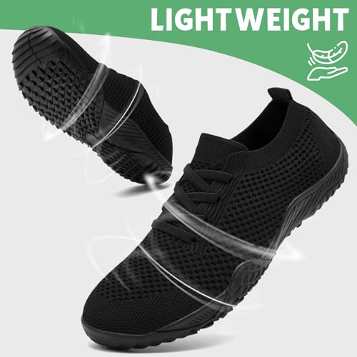 Women Barefoot Shoes Tennis Running Slip on Sneakers Breathable Gym Walking Minimalist Cross-Trainer Ladies Slipper4