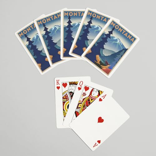 Baraja de Póker Montana con 52 cartas para adultos miniatura 7