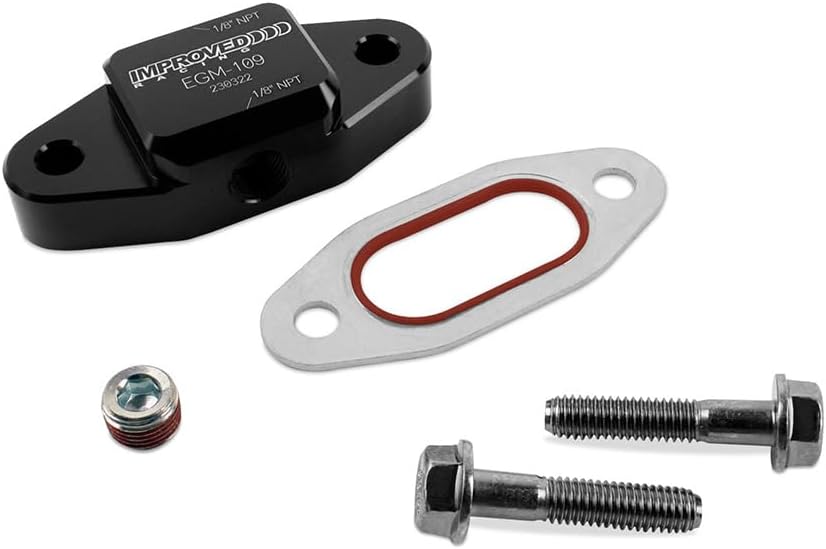 Improved Racing Gen III & IV LS Engine Oil Cooler Bypass Cover (No Sensor Ports)…