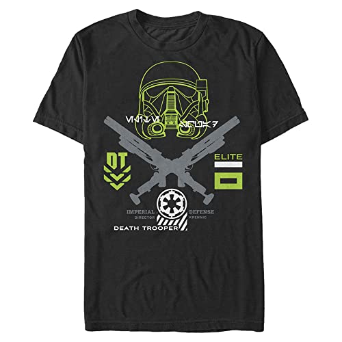 T-shirt Star Wars homme Rogue One tee shirt noir manches courtes grand