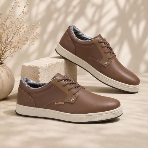 Image of ANALEAF Mens Casual Dress Shoes Fashion Sneakers
