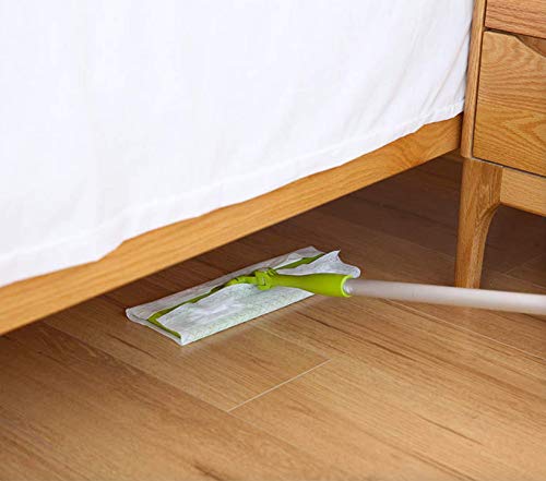Ukeenor Dry Mop Refills Sweeper 160 Count Disposable Dusting Cloths Dry Sweeping Refills Dry Duster Cloths Mop Pads Floor Cloth Refills Electrostatic Cloths 7.9"X11.6" Box Packing #TOP5