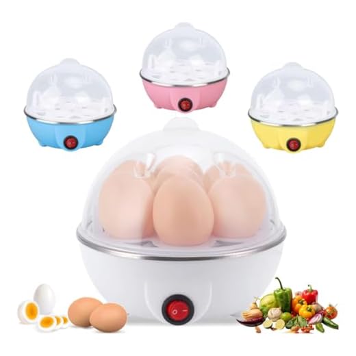Cozedor de Ovos Eletrico, Máquina de Cozinhar 7 Ovos Elétrica Cozedor de Ovos Elétrico, 110V