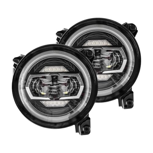 Phares 9 Pouces Anti-Brouillard et DRL pour Résoudre le Manque d'Éclairage JL