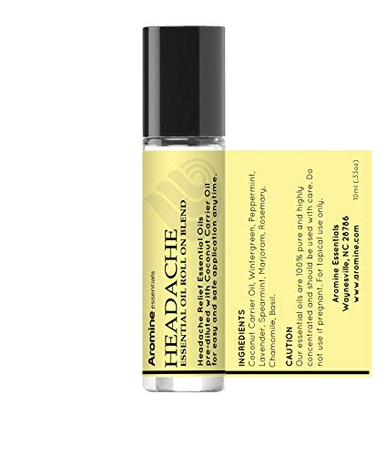 Aceite Esencial Roll On para Alivio de Dolor de Cabeza 10ml miniatura 3