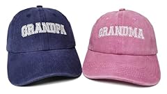 Grandpa Grandma (Navy Blue & Washed Pink)
