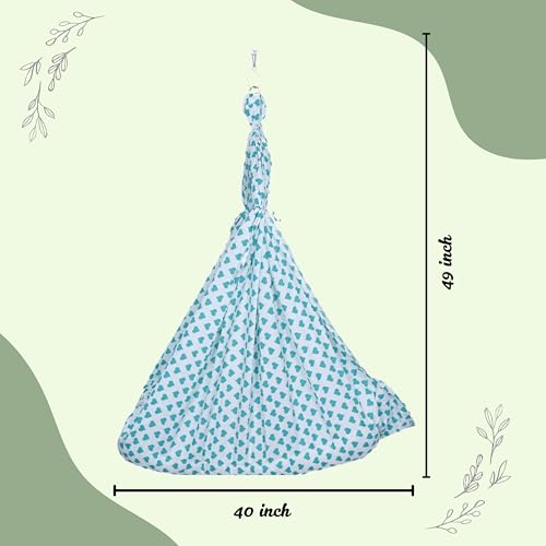 Image of U2CUTE Baby Cradles, Baby JHULA, JHOOLA! New Born Baby Hanging Swing Cradle, HOT Deal Wholesale Price(Sweety)(Light Green)