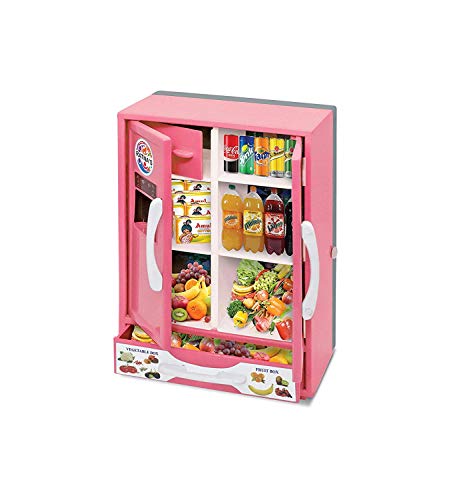 Image of TOYZTREND Ratna's Premium Storewell Toy Refrigerator for Kids (Pink), 15.5 cm
