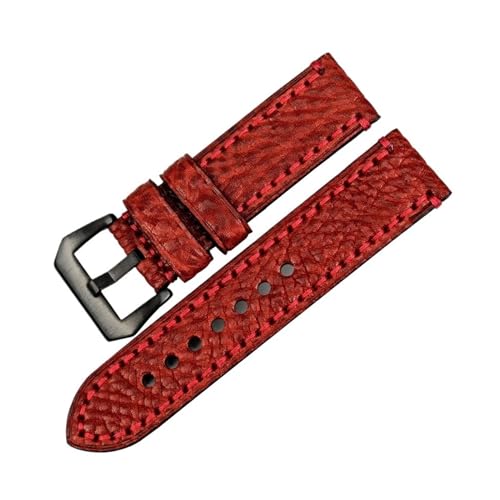 Accessoires de montre en cuir 24 mm idéaux pour le bureau et les sorties urbaines