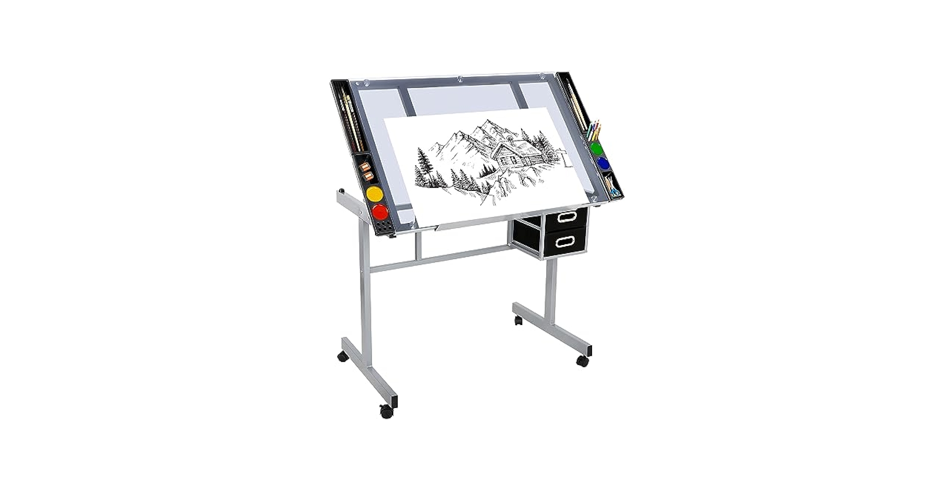 Amazon.com: JupiterForce Adjustable Drafting Table Art Desk
