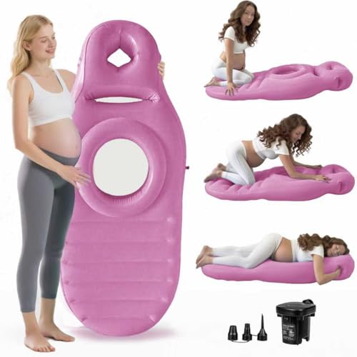 FNFZLF Pregnancy Airbed with Hole & Pump, Pink
