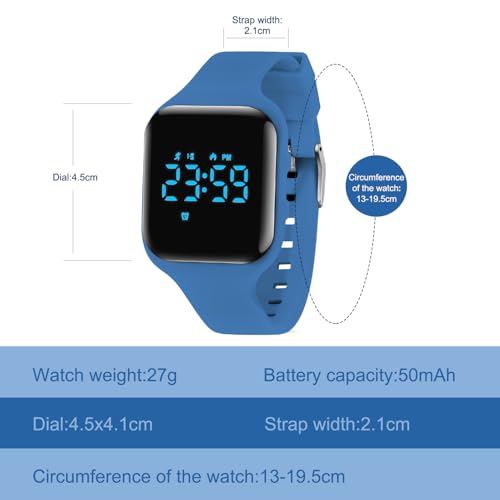 Image of BEN NEVIS Kids Watch, Digital Watch for Boys Girls, Sport Watch with Fitness Tracker, Alarm Clock, Stopwatch, No App and Waterproof, Watch for Kids Ages 5-12
