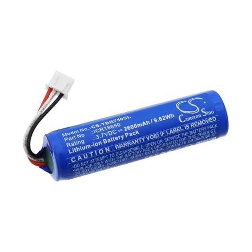 CS BR500 - Batería de repuesto de alta capacidad para articulación de alta definición BR500, BR750 de alta definición para videograbado, 2600 mAh/9,62 Wh