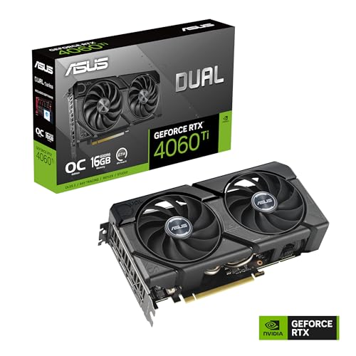 NVIDIA DUAL GeForce RTX 4060 TI EVO OC Edition Scheda Grafica, 16 GB GDDR6 128-bit 18 Gbps PCIE 4.0, GPU Tweak III, DUAL-RTX4060TI-O16G-EVO - Scheda video - Immagine 7