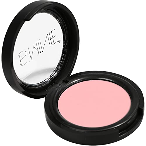 Ismine Single Eyeshadow Powder Palette, Matte Light Pink, High Pigment, Longwear Single Eye Makeup For Day & Night #TOP3