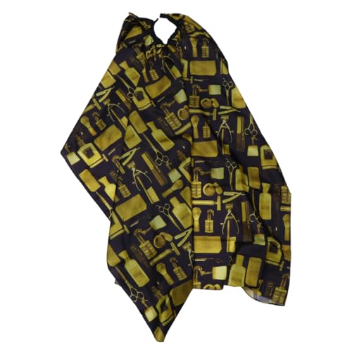 UKCOCO Mantello Da Barbiere Per Taglio Di Chioma, Abito Da Taglio Chioma Per Adulti Leggero e Compatto Fibbia, Tessuto Facile Da Pulire Per Uso Professionale e Personale