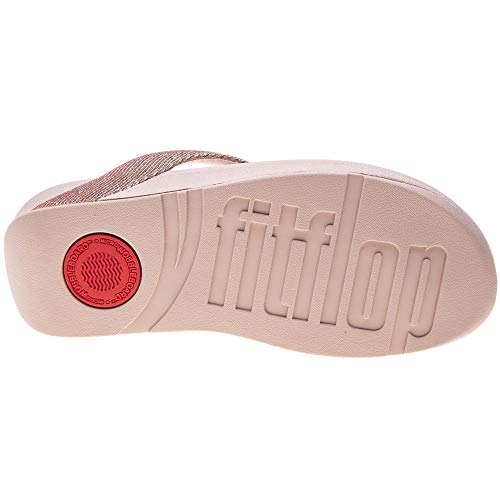 Image of FitFlop Women's LULU Suede Toe-Post Sandals | Lightweight Summer Walking Sandals with Cushioned Comfort, Arch Support & Grip