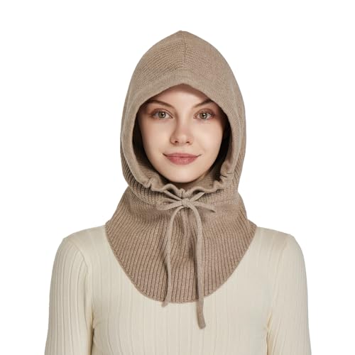 Facecozy Knit Balaclava Women Winter Hats For Women Winter Face Mask Ski Mask For Men And Women Warm Face Cover Neck Warmer thumb #8