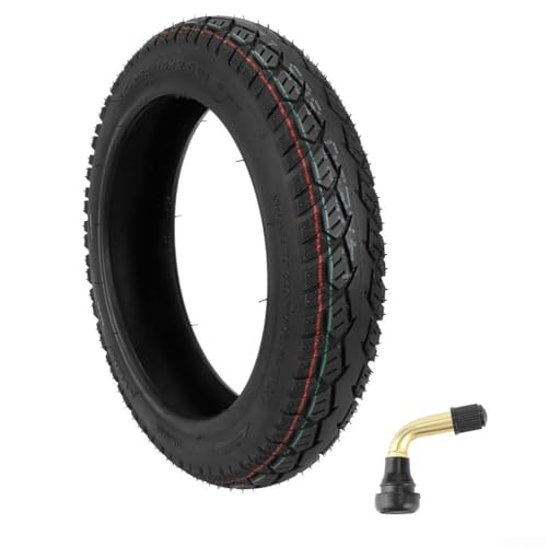 14 Inch 14x2.5 Tubeless Tire for Electric Electric vehicle Scooter Vacuum Tyre Parts, 14x2.50 Tubeless Tyre Replacement(Tire+nozzle)