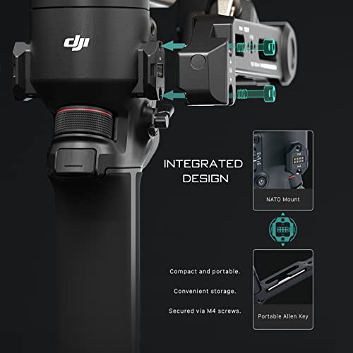 TILTA Lightweight Rear Operating Control Handle for DJI RS4, RS4 Pro, RS2 and RS3 Pro Gimbal with Cold Shoe Receiver TGA-LRH - Image 4