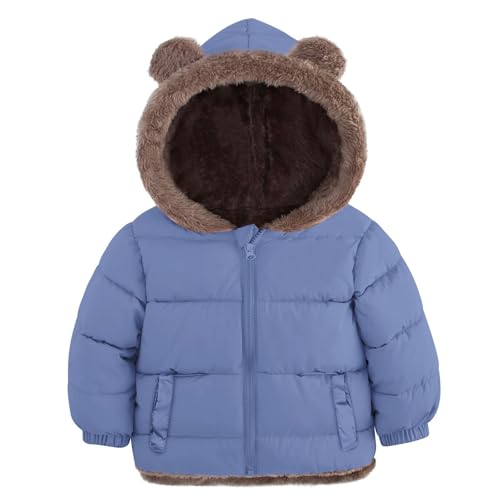 Enlifety Baby Toddler Winter Fleece Coat with Hood