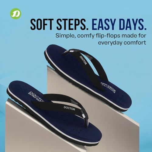 Image of DOCTOR EXTRA SOFT House Slipper for Women's Care Dr Orthopaedic Super Comfort Fitting Flat Cushion Chappal Flip-Flop for Ladies & Girl's