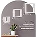 Kiera Grace Cubbi Floating Shelves, Modern Wall-Mounted Square Shelves for Bedroom, Bathroom, Kitchen, Easy to Hang, 5