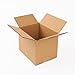 Pratt PRA0017 100PK 100% Recycled Corrugated Cardboard Box, 8" Length x 6" Width x 6" Height, Kraft (Pack of 100)