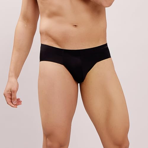 Image of Men's Ultra Soft Seamless Underwear M109 - Modal Spandex Comfort Brief, Quick Dry, Sweat Proof, Flexible Fit