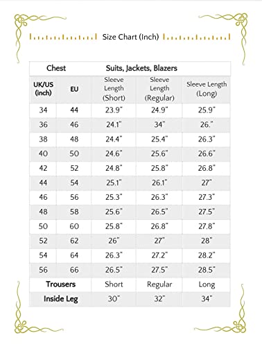 SIRRI Mens Slim Fit Formal Business Navy Blue Suit Jacket Classic Sold Separately Set Chest 36R - Image 5