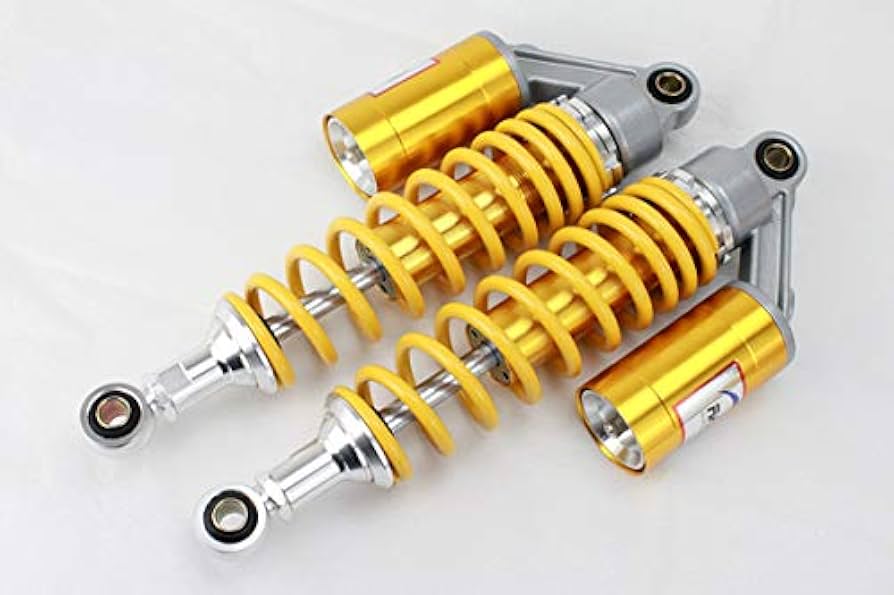 Amazon | 320mmリアサスペンション 黄/銀 XJR400R/S リア