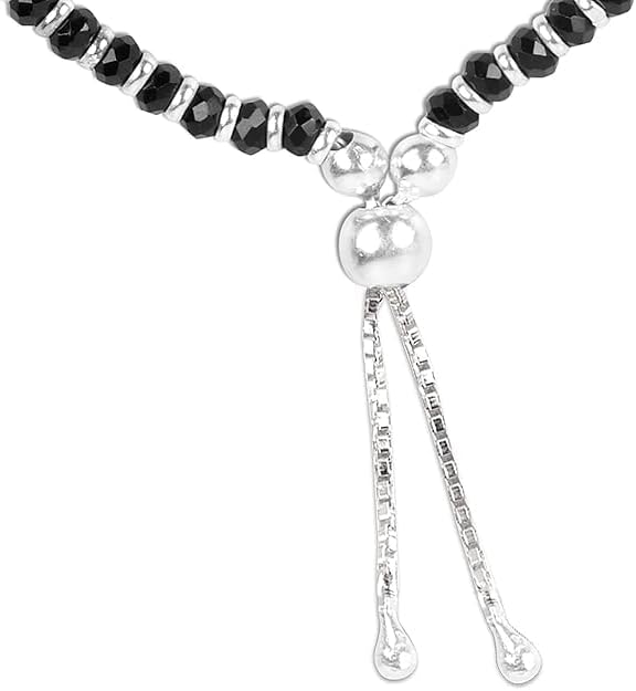 Nazariya Najariya Black and Silver Set of 1 BBY Najariya Protection 1 Pair (White Black) 0022