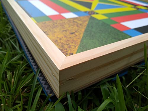 Jamaican Ludo Flag Edition juego de mesa 24in x 24in miniatura 5