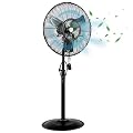 BILT HARD 24" Outdoor Pedestal Oscillating Misting Fan, 3-Speed High-Velocity Patio Misting Fans for Outside, Waterproof Tilting Fan with Mists for Outdoor Cooling, UL Listed