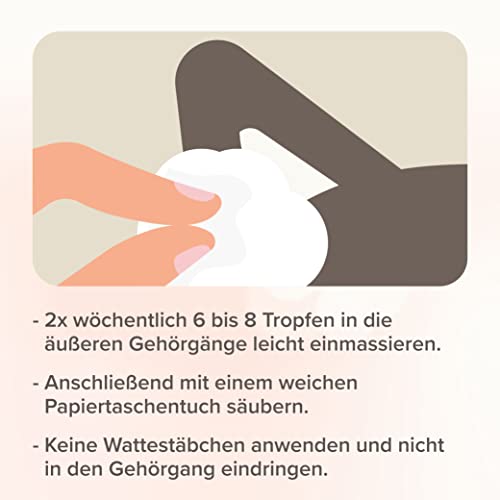 BEAPHAR - Sensitiv Ohrenreiniger - Für Hunde Und Katzen - Mit MSM (MethylSulfonylMethan) - Besonders Mild Und Reizarm - Zur Sanften Pflege Der Äußeren Ohrenpartie - 0% Alkohol - 50 ml