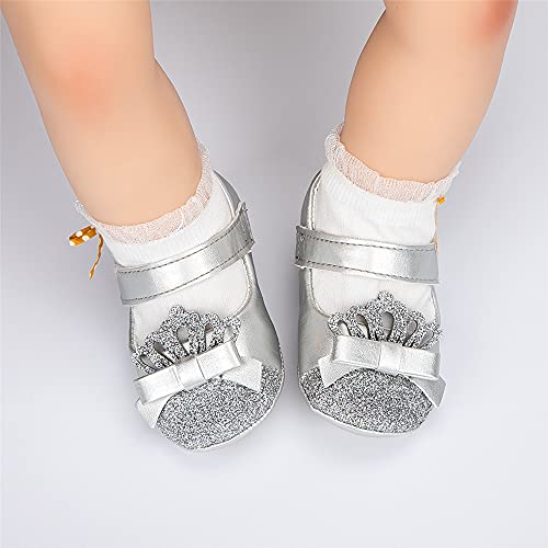 Sabe Infant Baby Girls Soft Sole Prewalker Crib Mary Jane Shoes Princess Light Shoes