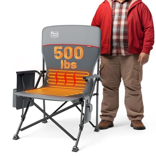TIMBER RIDGE Oversized Heated Camping Chair